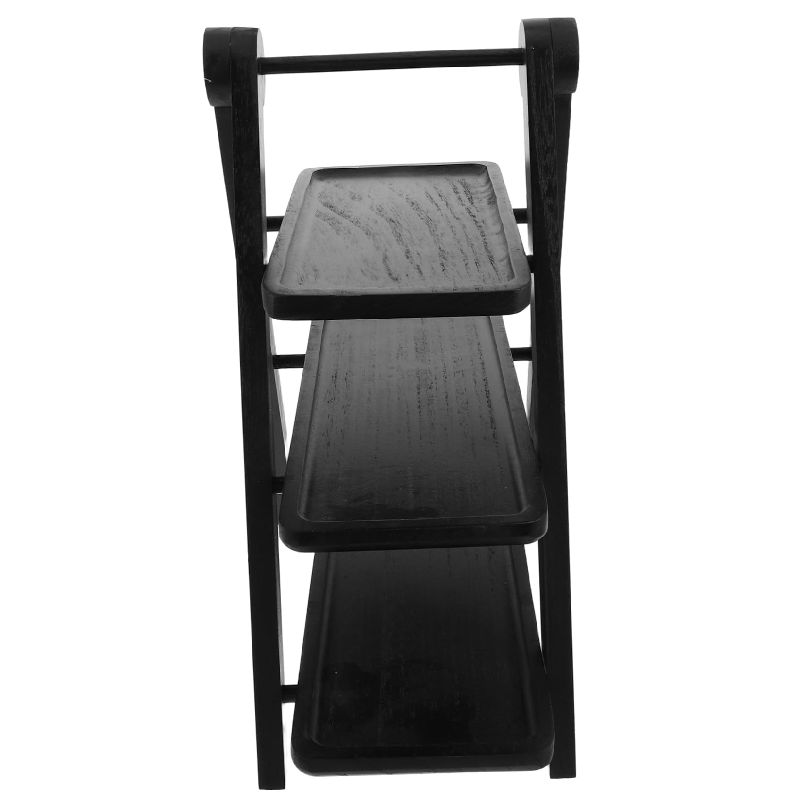 Bandejas para Comida,Bandeja Plegable de Madera Servir,Expositor Multicapa estofados,restaurantes,postres,Fiestas y Eventos.