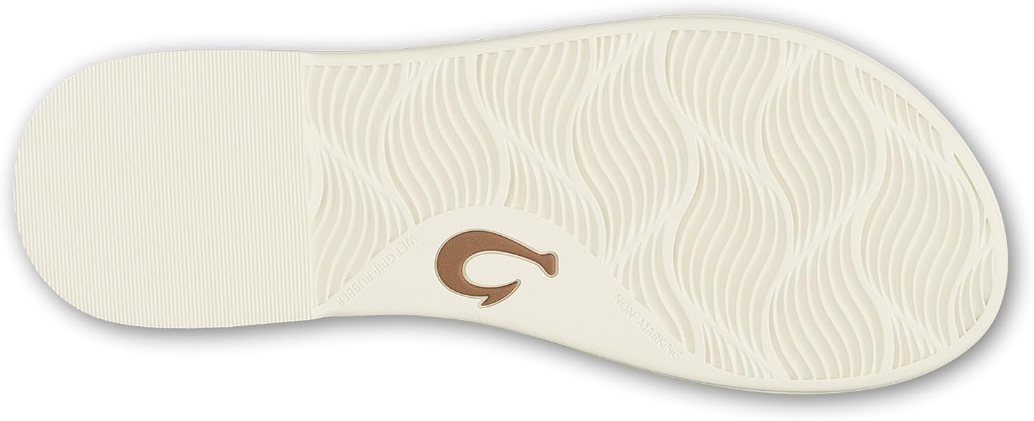 OLUKAI La'i T-Bar Women’s Strappy Beach Sandals, Versatile Water-Friendly Shoes, Slip-On Style with Tortoise Shell Buckle, All-Day Comfort - Image 6