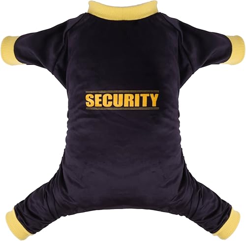 CuteBone Pijamas suaves para perros, ropa para gatos, ropa linda para cachorros, pijama para mascotas, mameluco P264S de seguridad, talla S