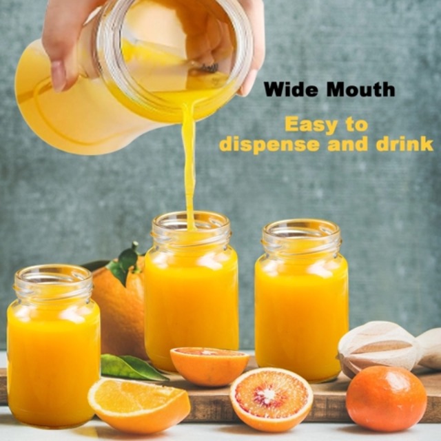 8 Mini Bouteilles En Verre 100ml Avec Entonnoir - Réutilisables Pour Jus, Sauces, Shot