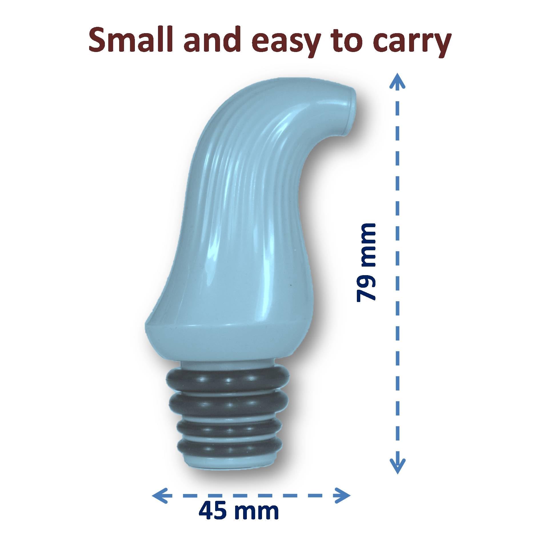 Bidet da viaggio portatile |Spruzzatore doccetta pulizia igienica wc | Doccino campeggio, camper | Post parto e cura bambino | Emorroidi, mestruazioni, prurito intimo, lavaggio anale. Azzurro