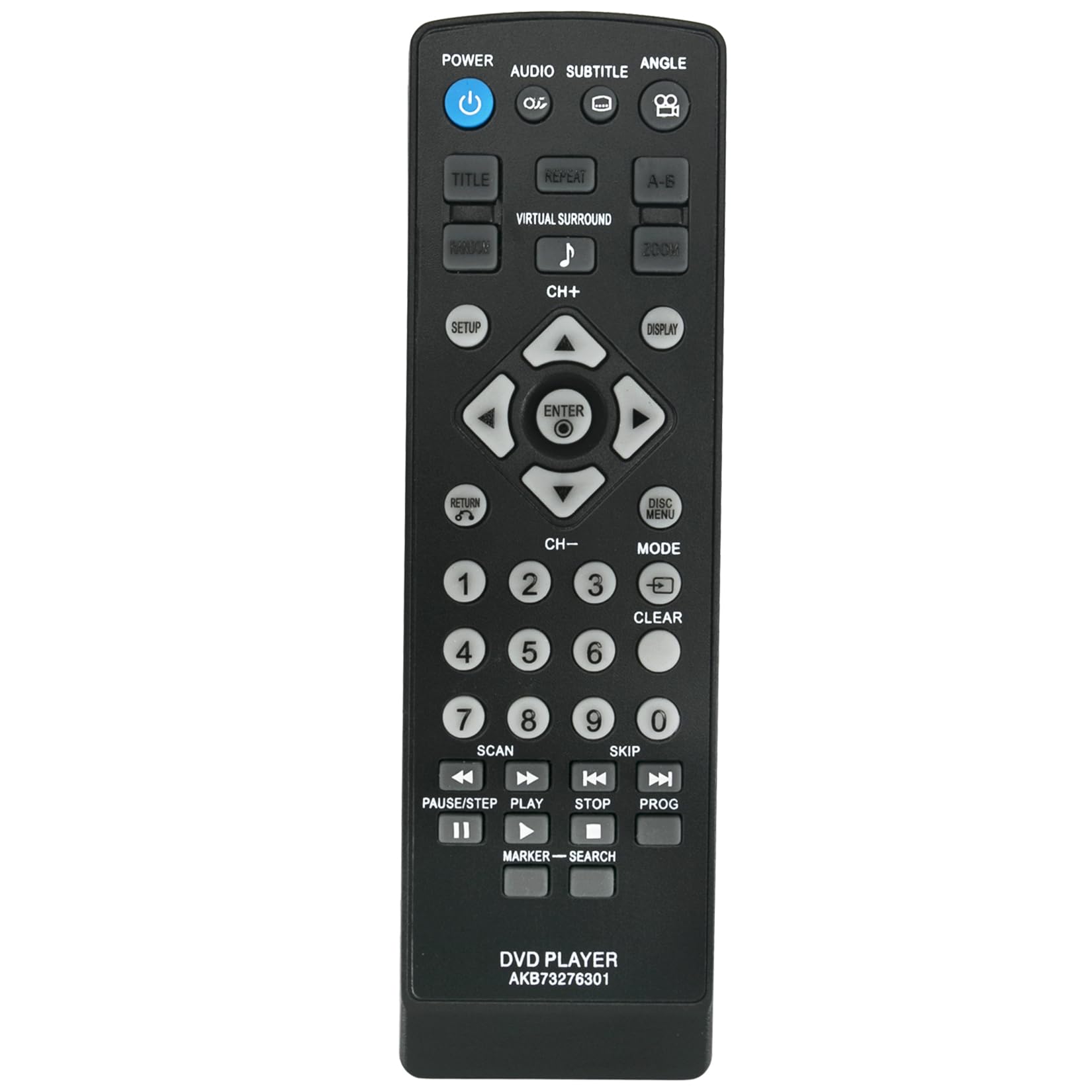 Télécommande AKB73276301 pour remplacer votre commande de DVD LG cassée - 5