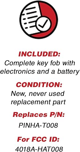 Miniatura 3 de KeylessOption Clicker remoto para llave de coche sin llave con correa para Kia Forte PINHA-T008