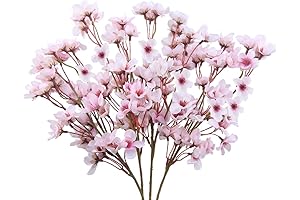 FERIAL Artificial Peach Blossom Branches