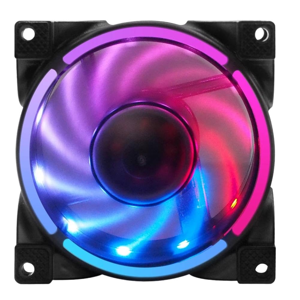 Ventilateur de boîtier PWM 5V ARGB, 80mm, avec roulement hydraulique MFDB, contrôle Intelligent de la température, 800-2500 tr/min, Compatible avec les boîtiers PC