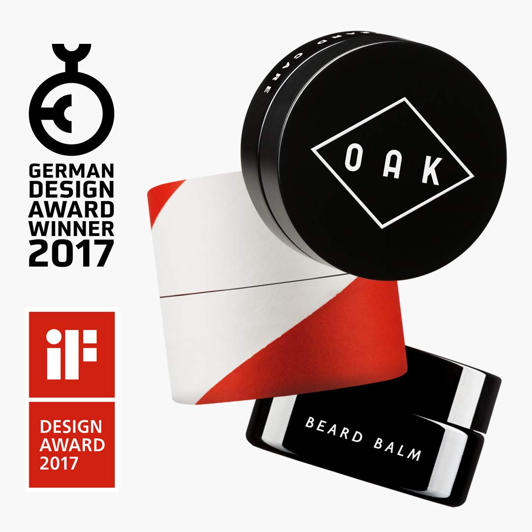 OAK BEARD BALM Baume à barbe (50 ml): confère de la souplesse. Apporte une tenue subtile et un léger éclat. Soin naturel destiné aux hommes portant une barbe pleine.