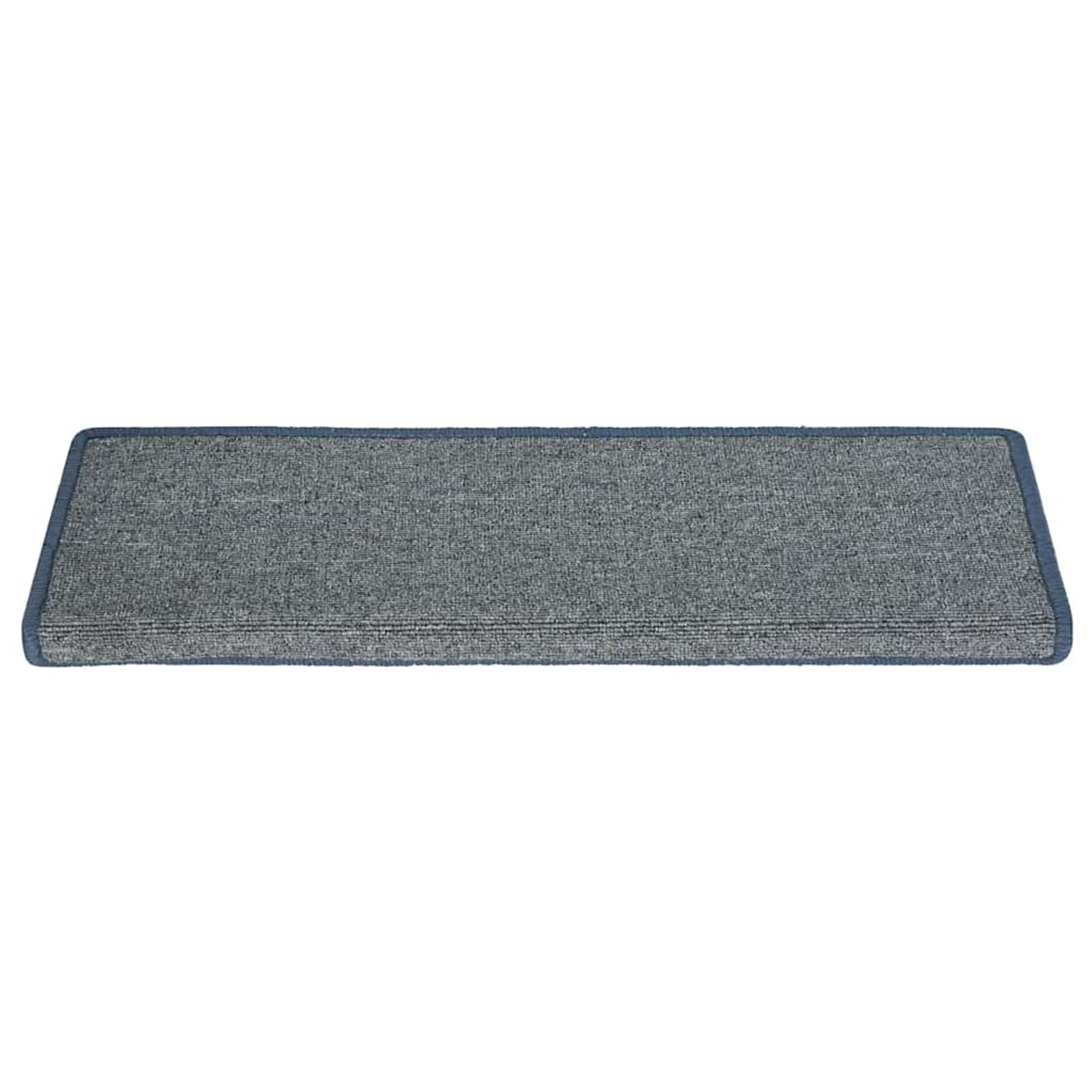 Tidyard Tapis d'escalier 30 pcs 65x21x4 cm Violet et Bleu, Tapis Escalier Tapis de Sécurité pour Sol Protection, Aînés et Animaux