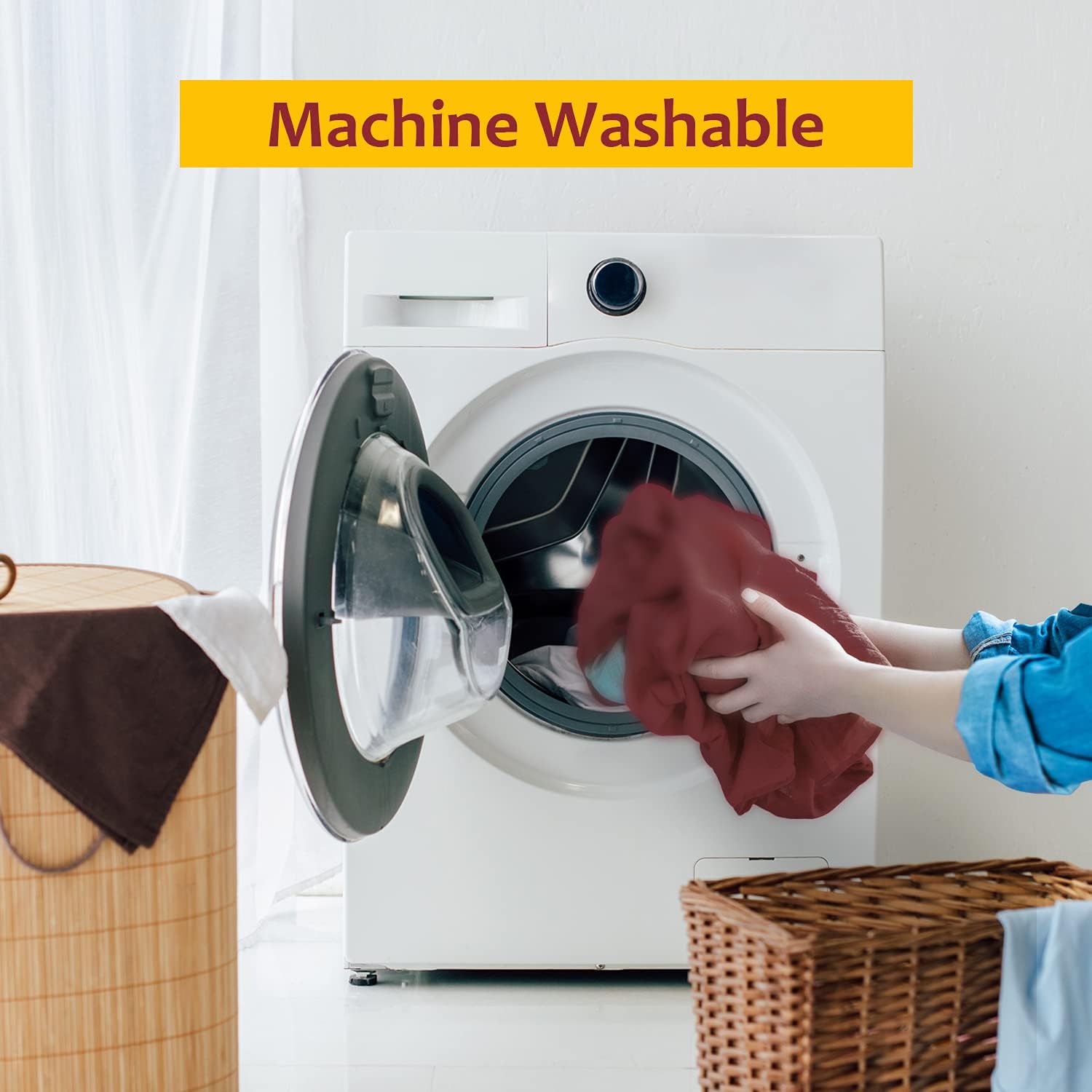 UNICE Home Reversible Sofa Cover Bundle Loveseat Cover(Sofa+Loveseat, Coffee)