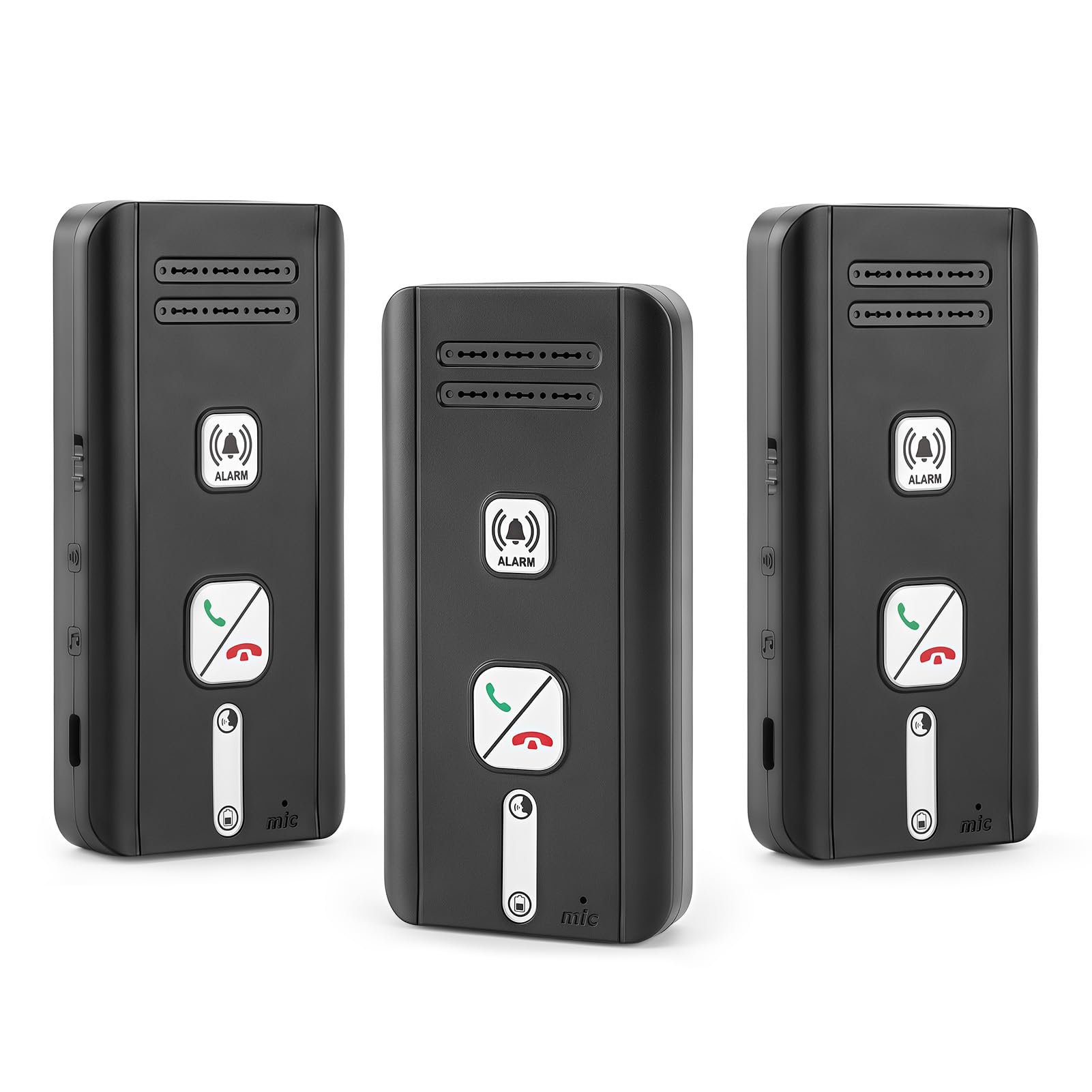 Wireless Intercom Systems for Home, 2 Way Magnetic Radio Full Duplex Communication Interphone Auto Answer Direct Talk Broadcasting 500m Range for Home Hospital Office Classroom (3 Pack)