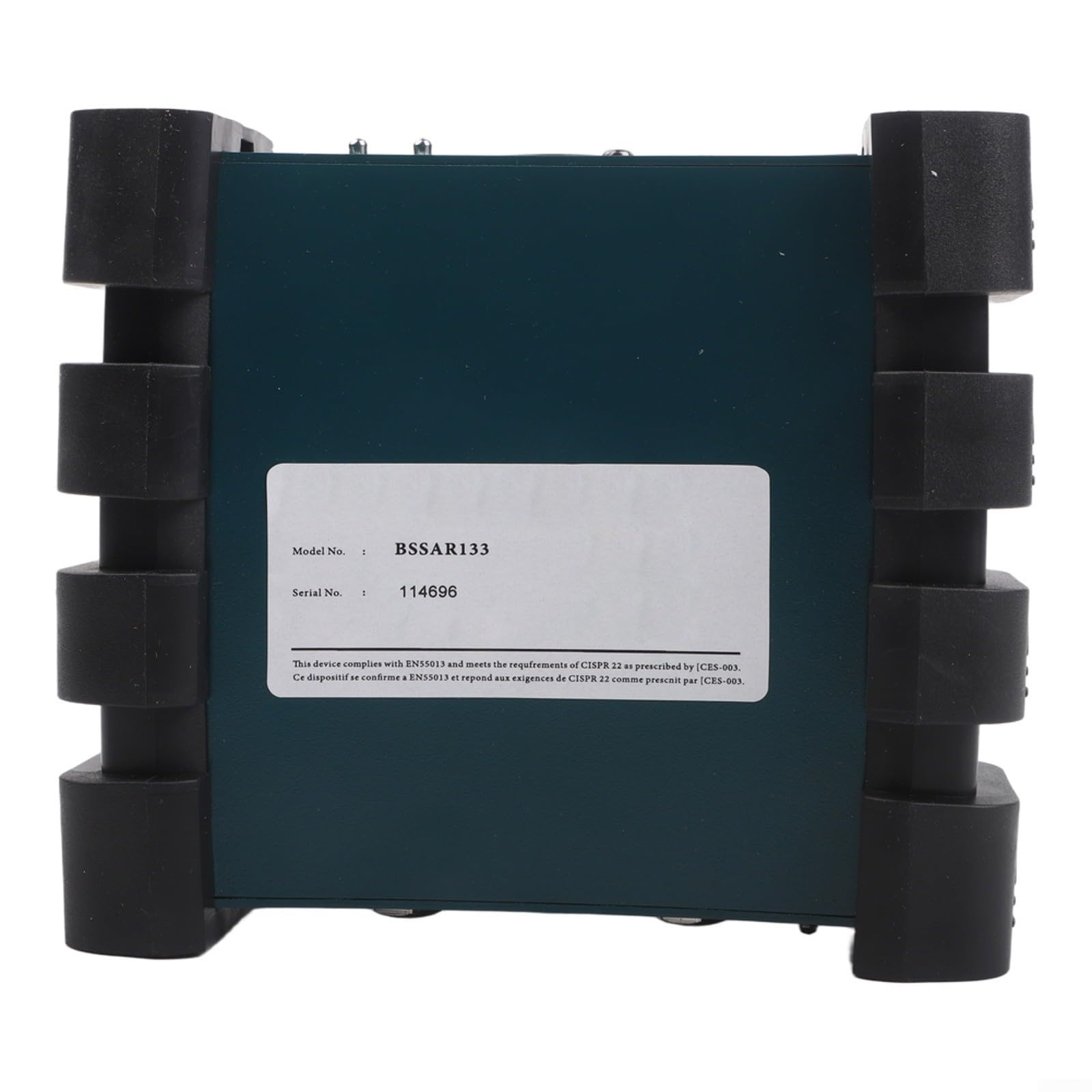 Active DI Box Convertitore di Impedenza Professionale Microfoni e Strumenti, Custodia in Alluminio, per Uso Palcoscenico Design Compatt