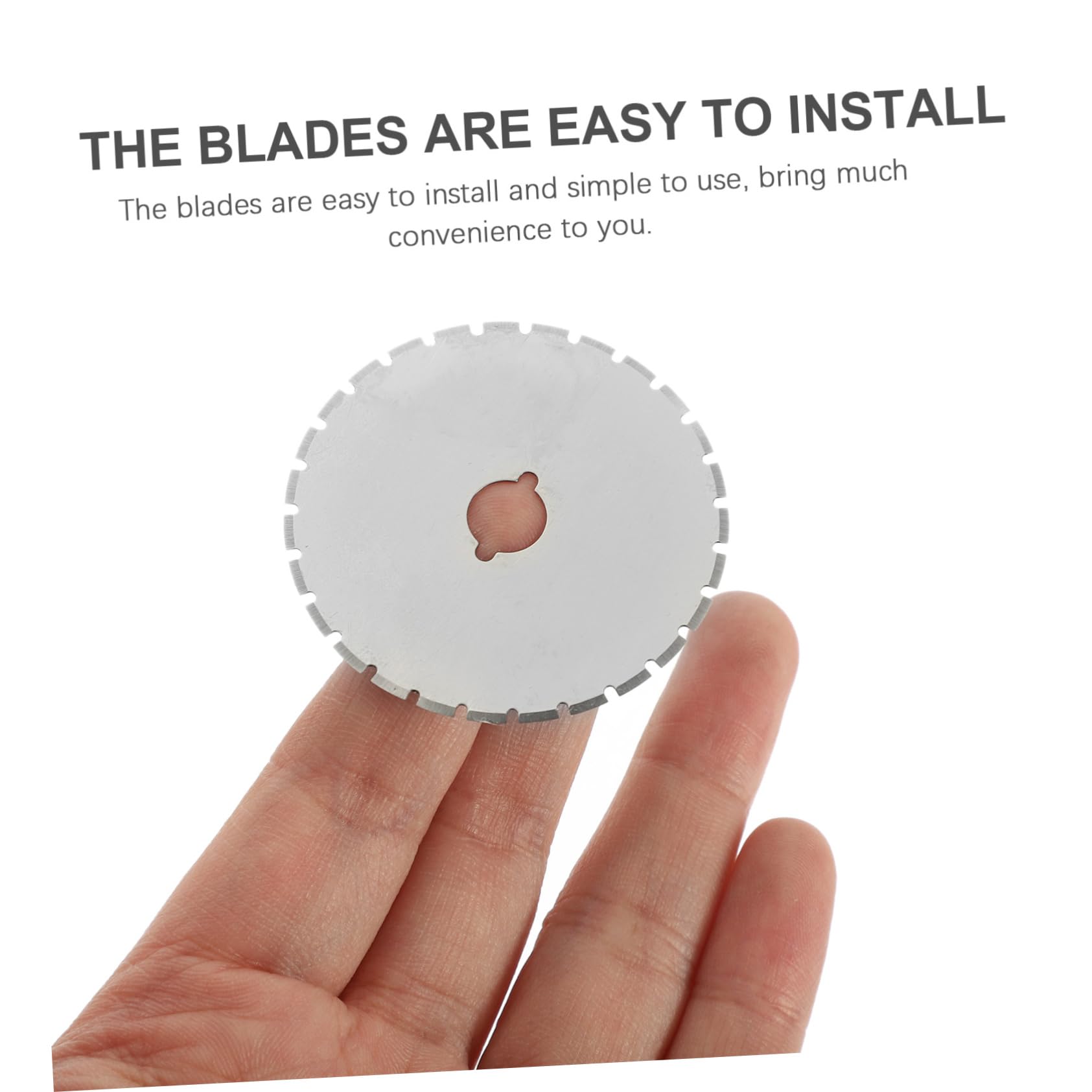 Tofficu 40piezas Cuchillas De Para Cutter Rotatorio De Compatible y Para Acolchado y Manualidades Rectos Ondulados y