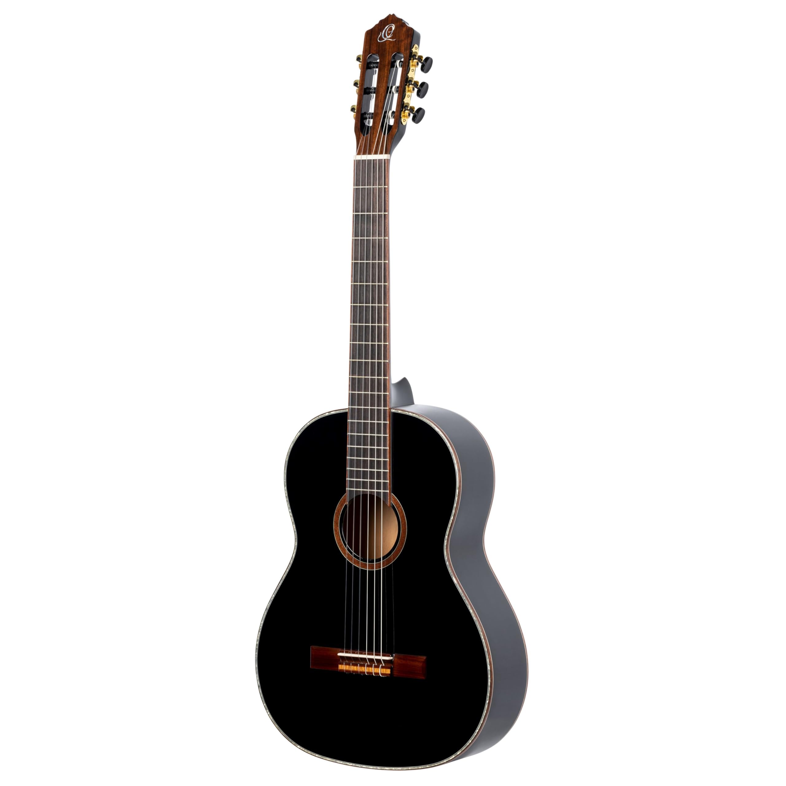 ORTEGA Family Series R221BK-L - Guitarra de concierto 4/4, 6 cuerdas, incluye funda, color negro