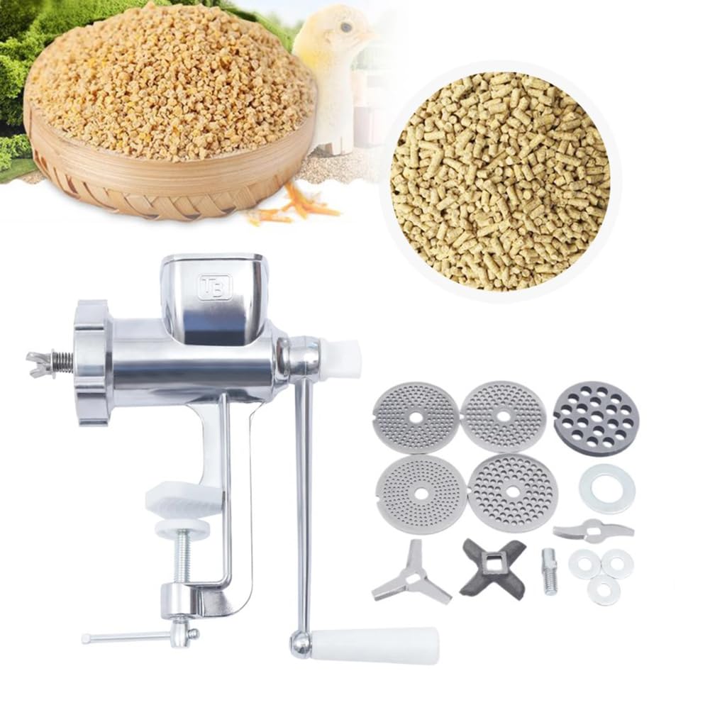 Macchina per pellet per mangime per animali domestici per cani, gatti, pappagalli, granulatori di esche per animali domestici, ideale per uccelli come indaco, allodole e mughetto