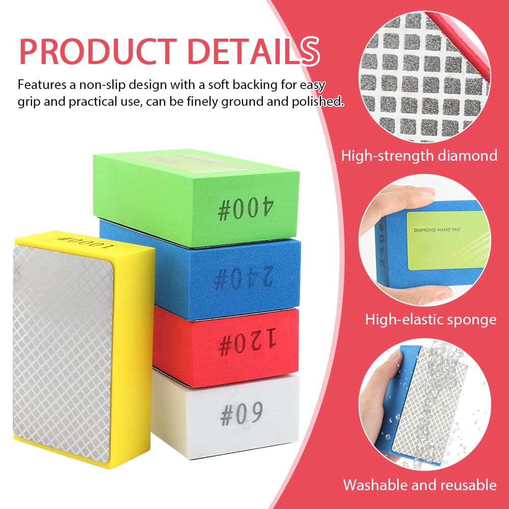 Tamponi Lucidanti Manuali Per Levigatura Di Ceramica, Vetro, Piastrelle - Foto 14