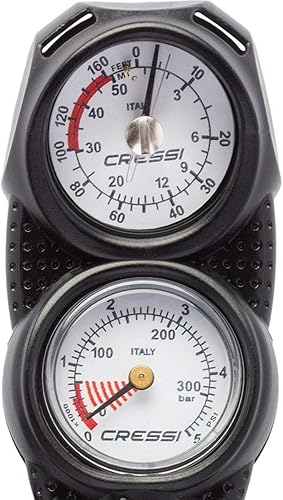 Miniatura 3 de Cressi Scuba Diving Mini Console - Depth Gauge + Pressure Gauge - MiniConsole 2 made in Italy