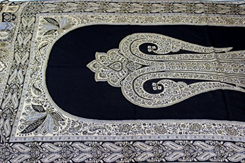 Étole motif cachemire bicolore ajouré SHANKARA pour vos soirées