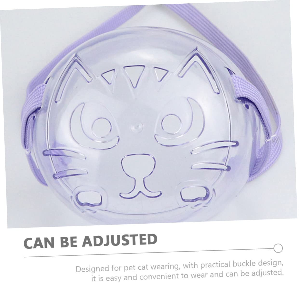 DOITOOL 5piezas Bozal para Gatos y Transpirable Diseño Práctico Mascara De Boca para Actividades Al Aire Fácil De Limpiar y Usar para Baños y Visitas Al Veterinario