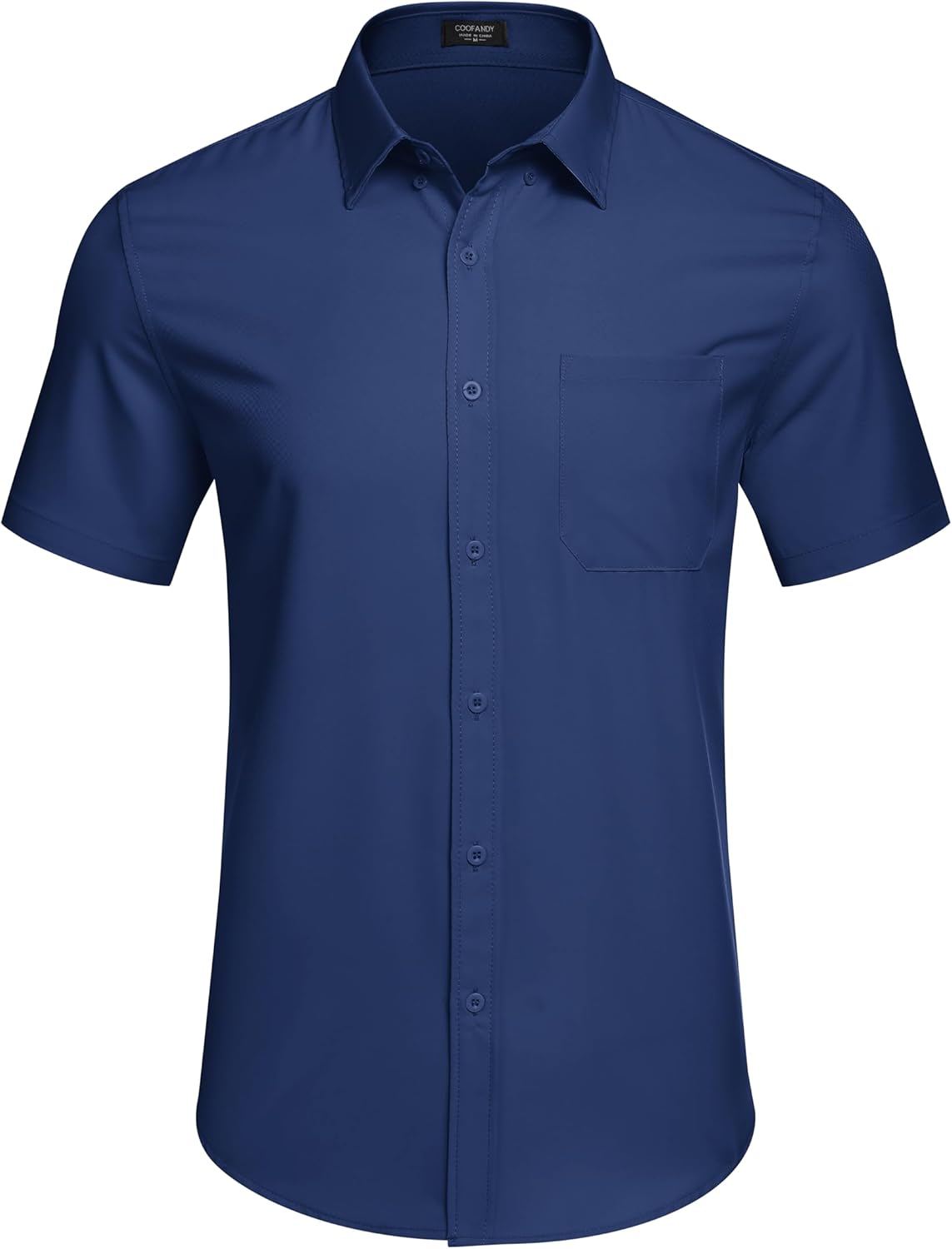 COOFANDY Mens Casual Dress Shirt Short Sleeve Wrinkle Free Dress Shirt Business Casual Shirts - Image 4