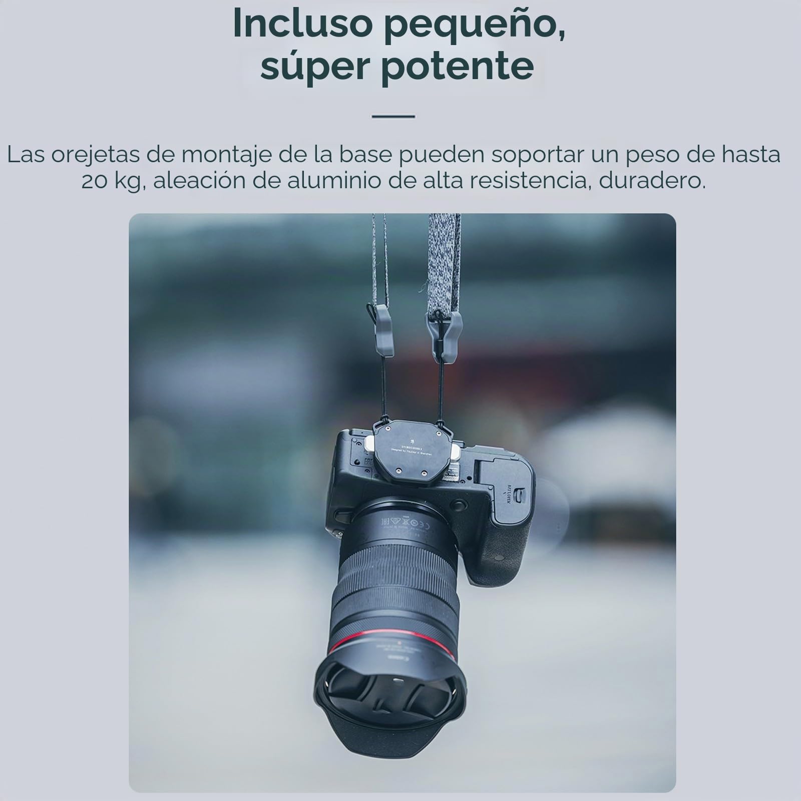 Clip para cámara FALCAM F38 con Kit de Placa V2, Clip de liberación rápida para cámara a Correa de Hombro de Mochila - 3142