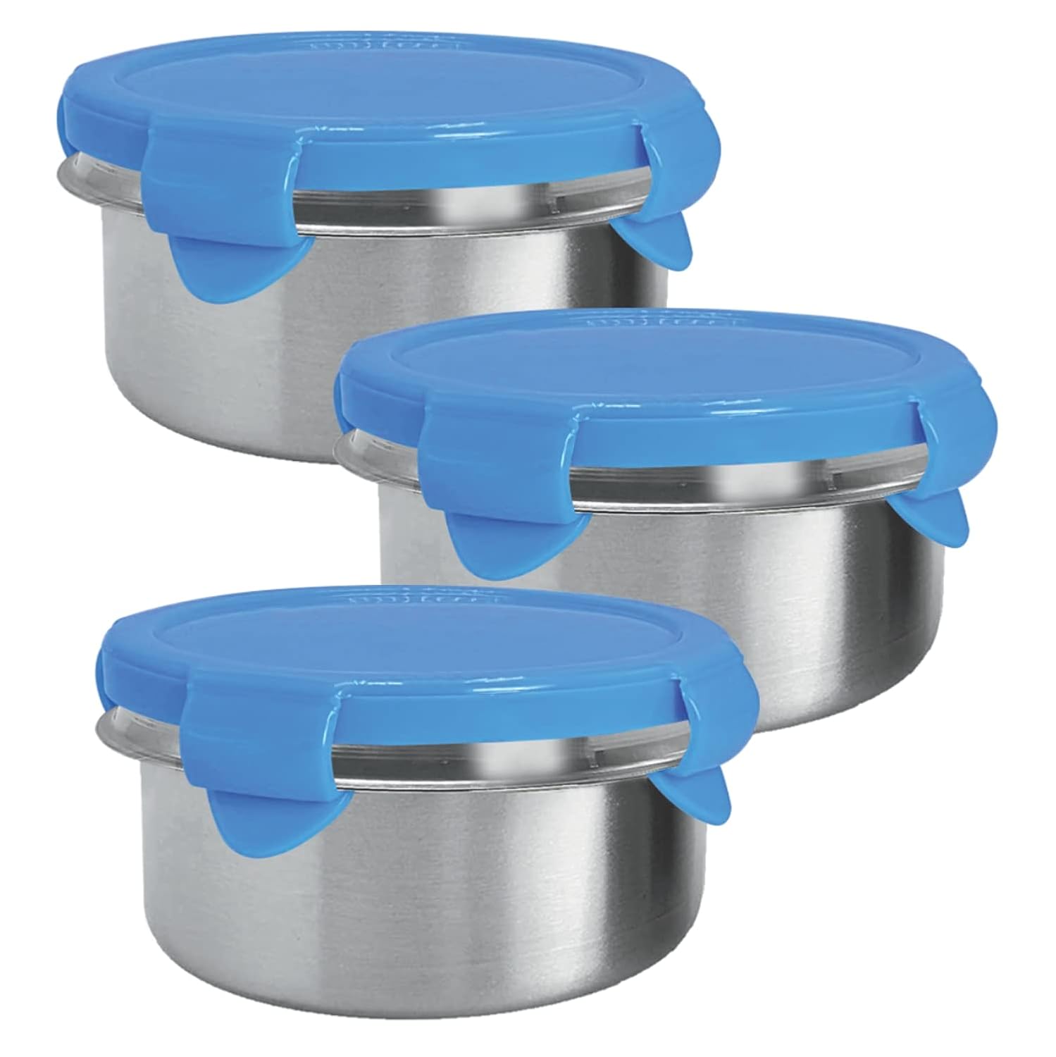 Buy Morvi Wonder Plastic Prime Steelo 260 Stainless Steel Container Set, 3 pc Container 250 ml