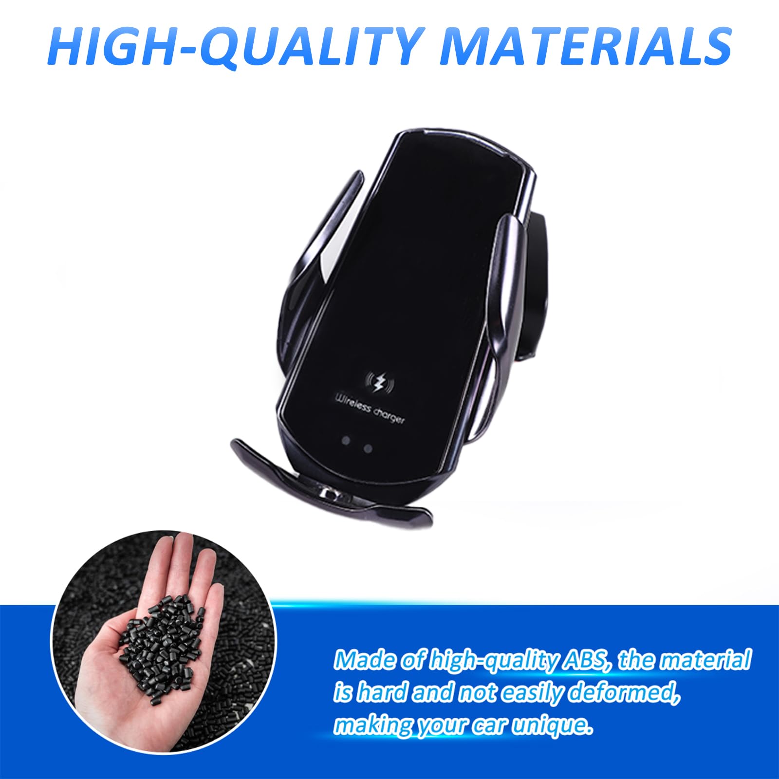 Soporte para teléfono de coche compatible con M@zda MX-5 ND 2016-2024, consola central, rejilla de ventilación, ajustable, ABS negro, accesorios de coche (estilo D)