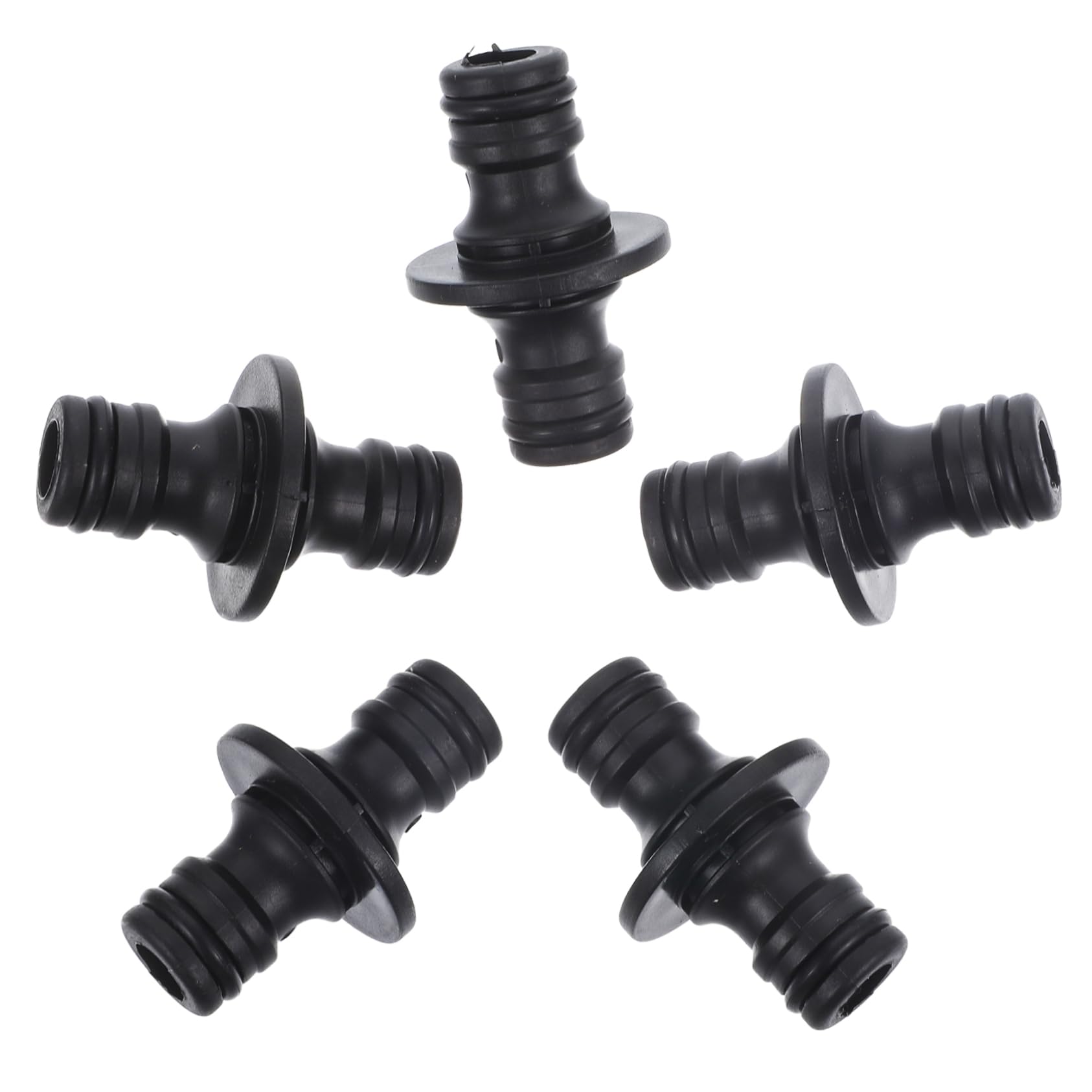 HEMOTON 3 Set Connettori Affidabili Per All'aperto Connettore Irrigazione Tubo Collegare Strumenti Da Giardino Raccordi Per Tubi Plastica Black 25 Pezzi*3
