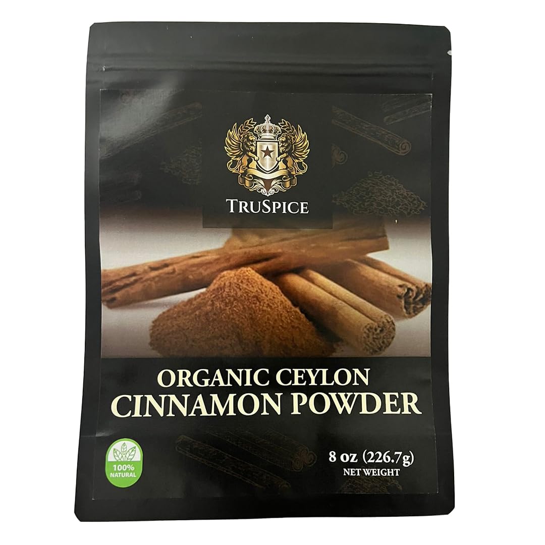 TRUSPICE | Ceylon Cinnamon Powder Box | Ground Cinnamon for Culinary Mastery, 1/2lb