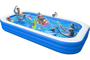Spacious Inflatable Family Blow Up Pool