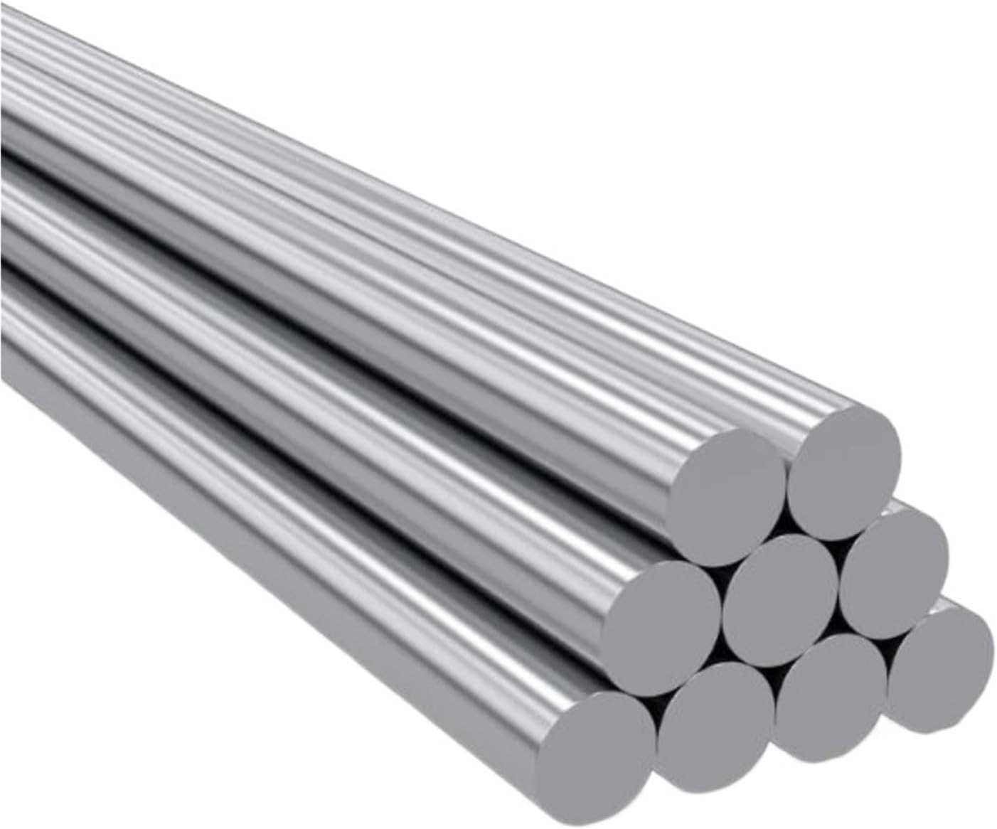 Full Extension Side Mounted Ball Bearing Guides 1pcs Linear Shaft Stainless Steel Rod M8 3D Printer Parts(250mm,8.5mm)