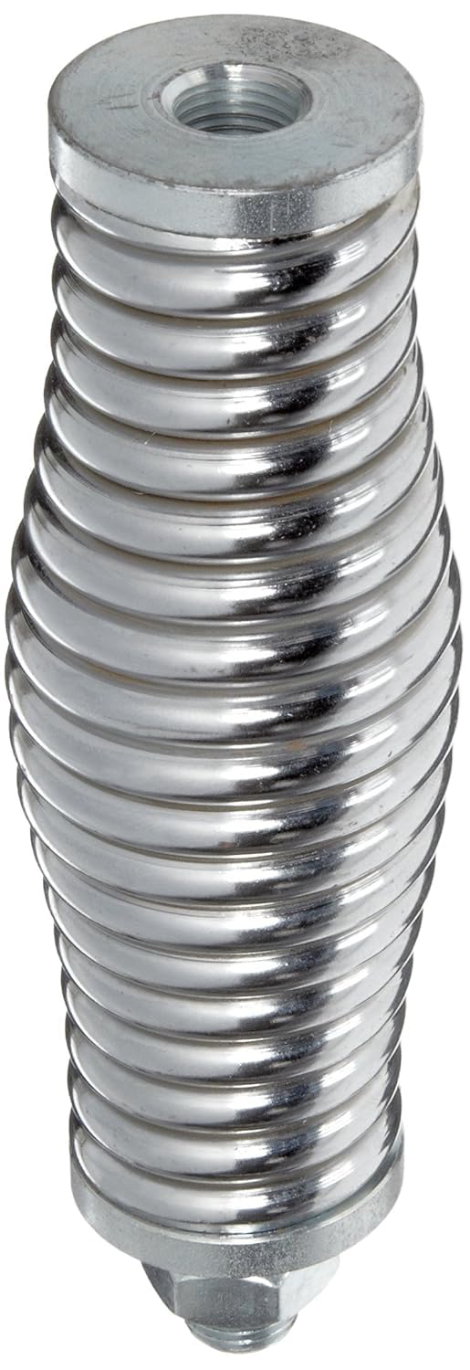 Checkers Heavy Duty Threaded Hex Warning Whip Safety Flag Spring Mount for 3' to 8' Poles - Industrial Safety Flags for Trucks, Mining, Construction - Made in The USA - FS7006U-DUD