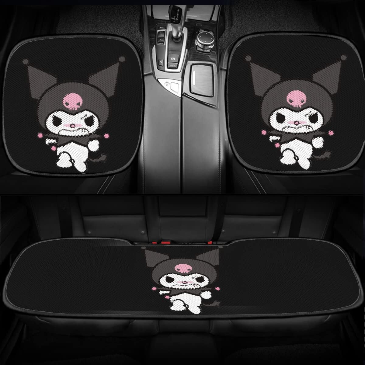 Amazon.co.jp: クロミ ちゃん カーシート 車用 シートカバーセット 車 