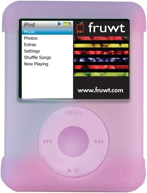 Heat-Sensitive Silicone Case for iPod nano 3G (Purple to Pink)