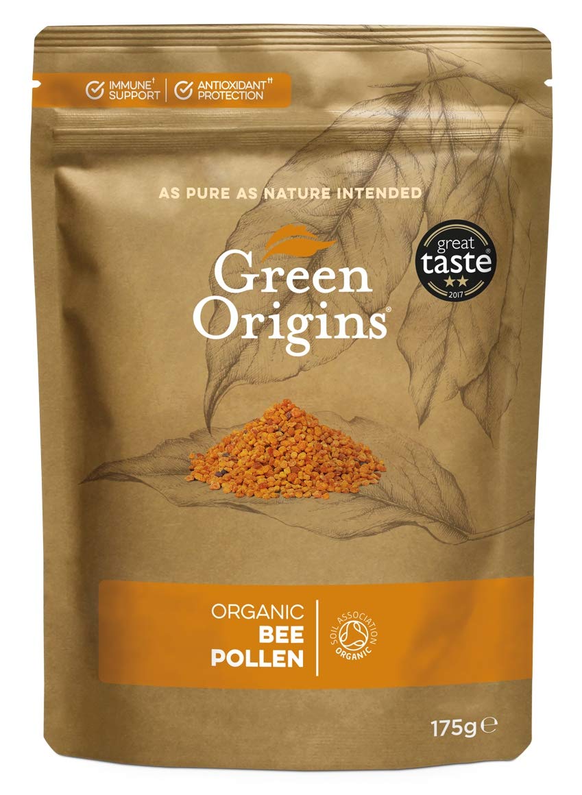 Green Origins Organic Bee Raw, Pollen, 175 g