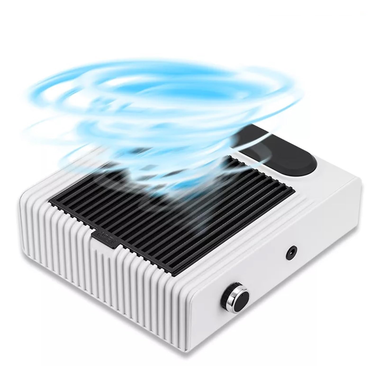 Aspirapolvere for Unghie da 180 W for Pedicure Manicure con Filtro Rimovibile Collettore di polveri for Unghie ad Alta Potenza Macchina for Manicure Regolabile per casa e Salone(White)