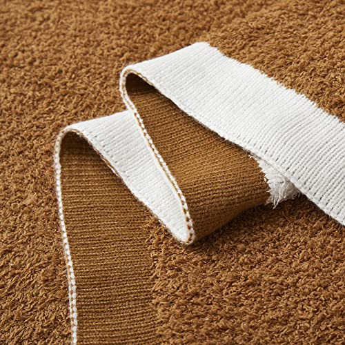 Oli Anderson Geometry Throw Blanket For Couch, Lightweight Cozy Blanket And Throws With Plush Reversible Microfiber, Fluffy Blanket For Travel, Bed, Sofa, 50"X60", Caramel (Caramel3#, 50"*60") #TOP4