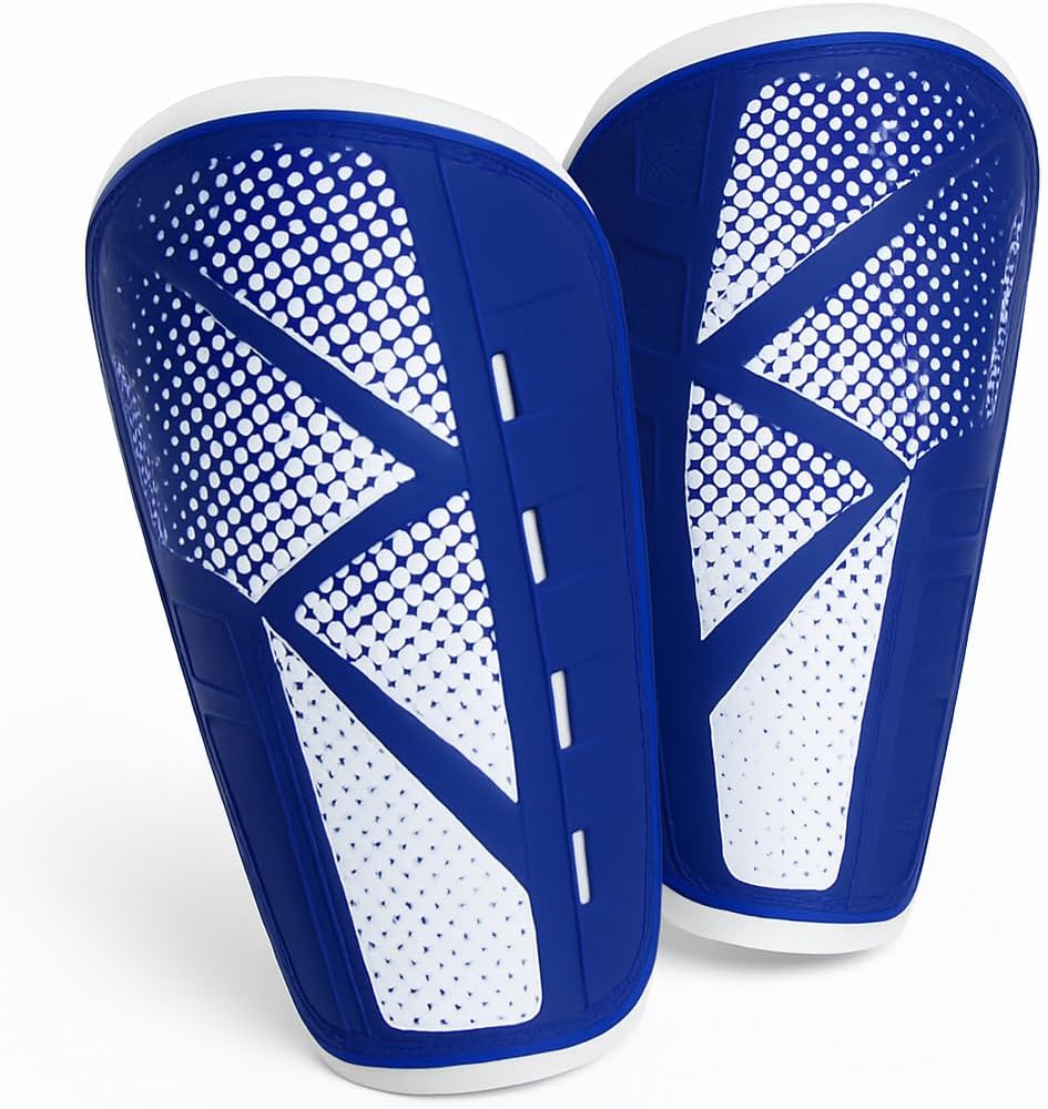 Vizari Slip in Soccer Shin Guards for Big Kids, Youth, Adults - Lightweight & Durable Soccer Shinguards for Men & Women - Unisex