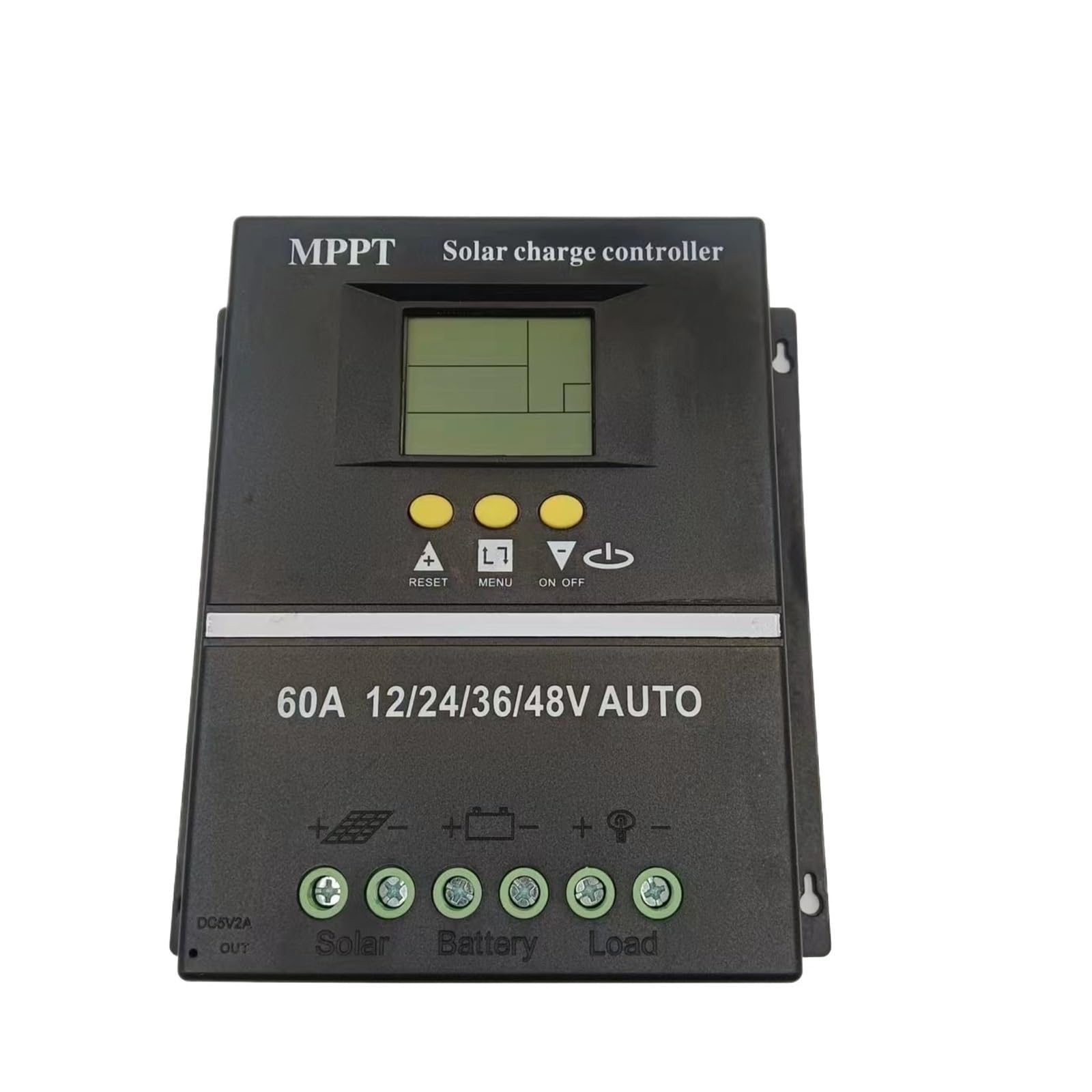 Controlador de Carga Solar Controlador de Carga Solar MPPT 60A80A100A 12/24/36/48V con Salida de Puerto USB(100A)