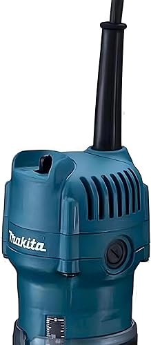 Miniatura 5 de Makita 3709 1/4" Base Fija Laminate Trimmer Teal