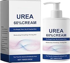 60% Urea Cream - 100g Urea Foot Cream For Cracked Heels And Dry Skin - Urea Cream 60 Percent For Feet And Hand - Maximum Strength Deep Moisturizing Cracked Heel Repair Cream For Foot And Body Care