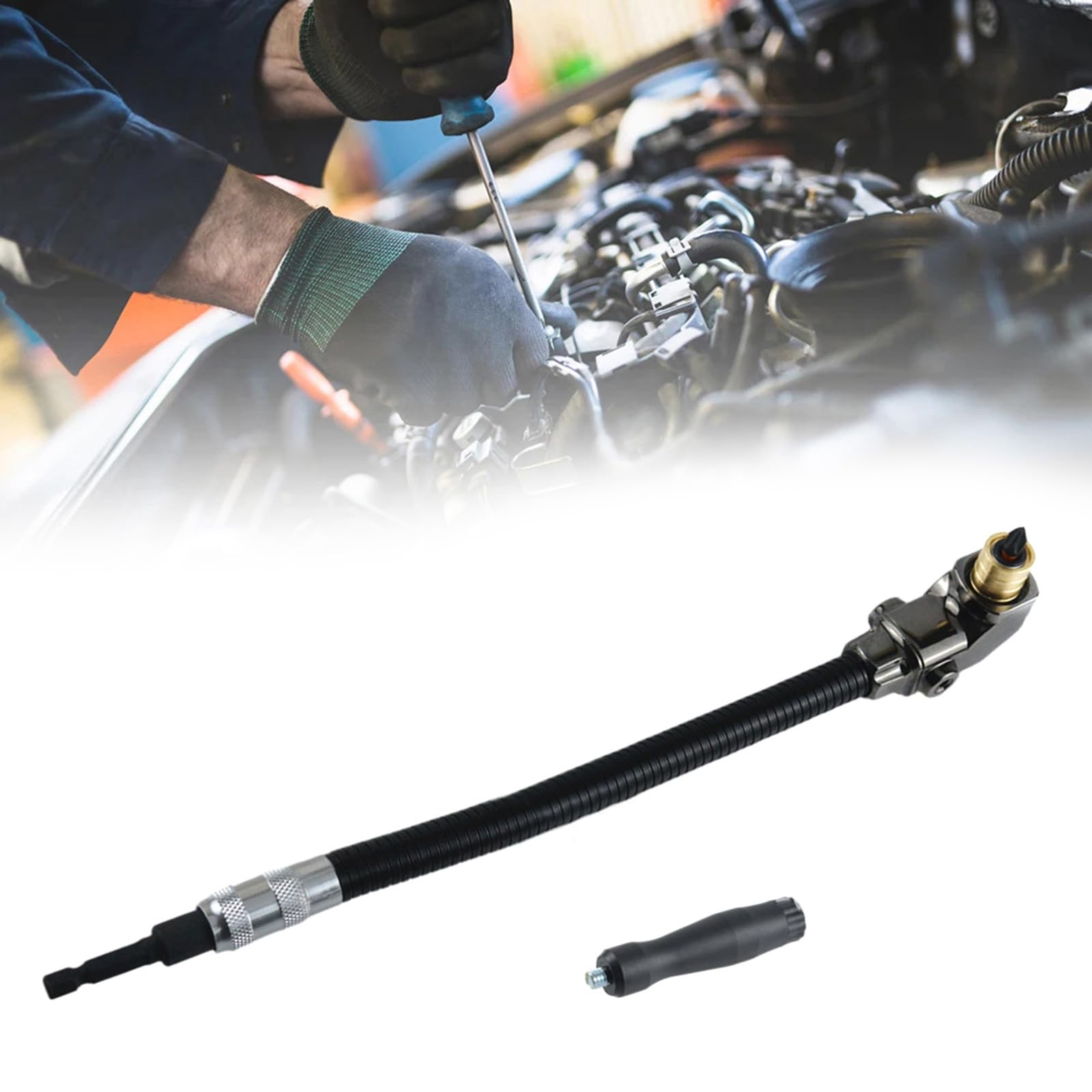 Estensione flessibile per punte da trapano con adattatore per trapano ad angolo retto Albero flessibile per cacciavite elettrico Trapano elettrico