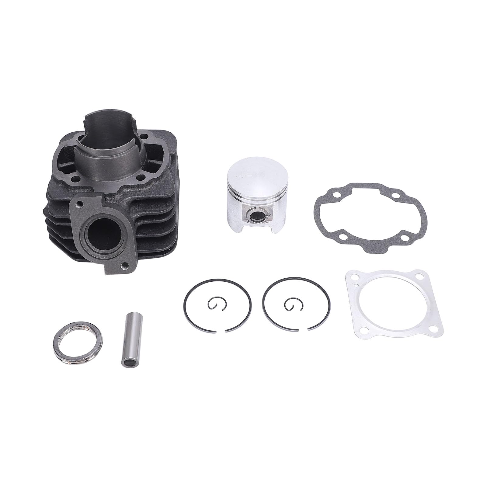 Kit de Cilindro de Gran Diámetro de 70, Clips de Pasadores de Anillos de Pistón de Culata Profesional con Juntas para Motores Verticales Refrigerados por Aire