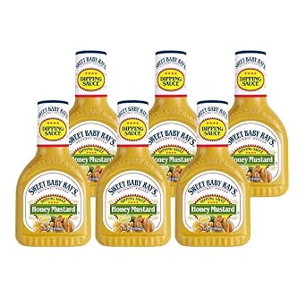 Sweet Baby Rays Dipping Sauce, Honey Mustard 14 Ounce Pack of 6