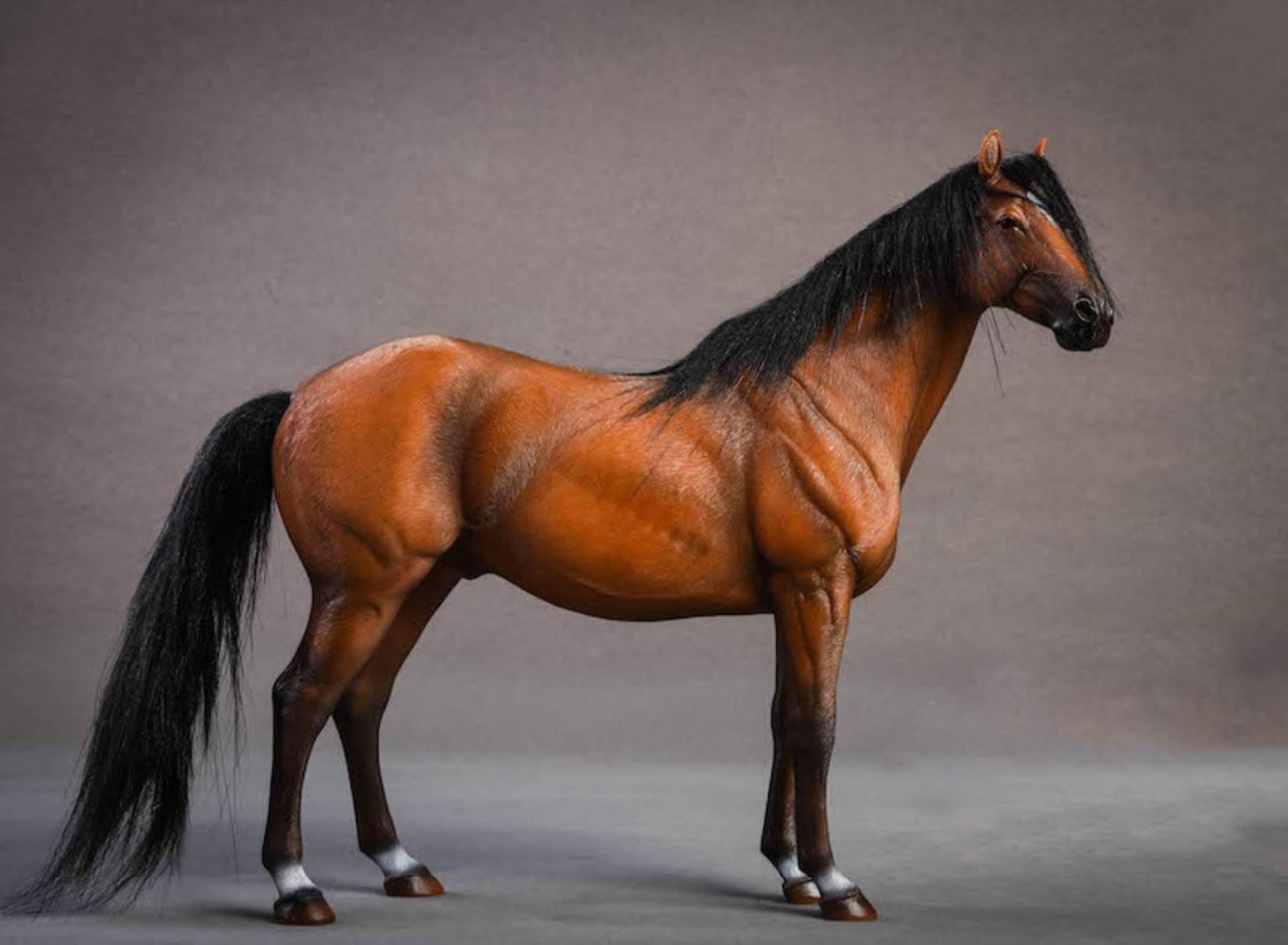 Amazon.co.jp: 1/12 サイズ ホース 馬 競走馬 ハノーファー