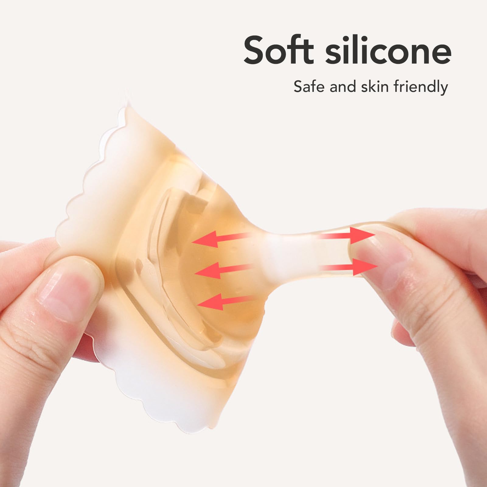 Lactancia Materna sin Dolor, Protección Calmante para Pezones, Protectores de Silicona para Pezones que Evitan Grietas y Molestias, Ideales para Pezones Planos e Invertidos