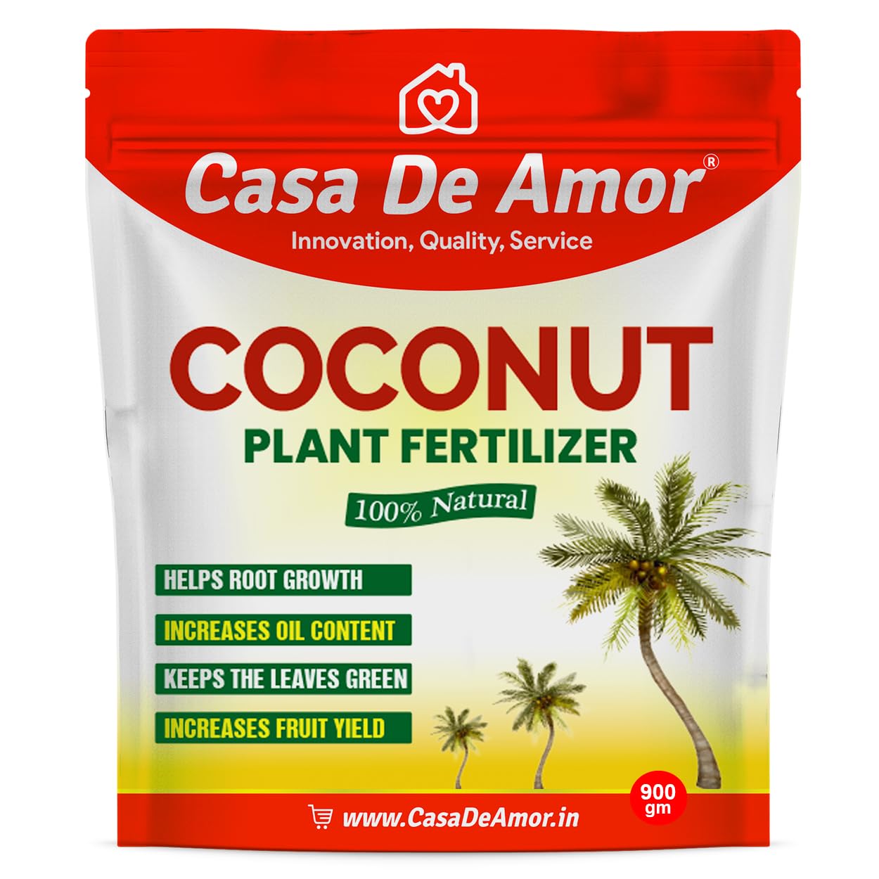 Casa De Amor Coconut Plant Food, 100% Natural, Helps Root Growth and Yield (900 gm) (B09PN4J9L8) Amazon Price History, Amazon Price Tracker