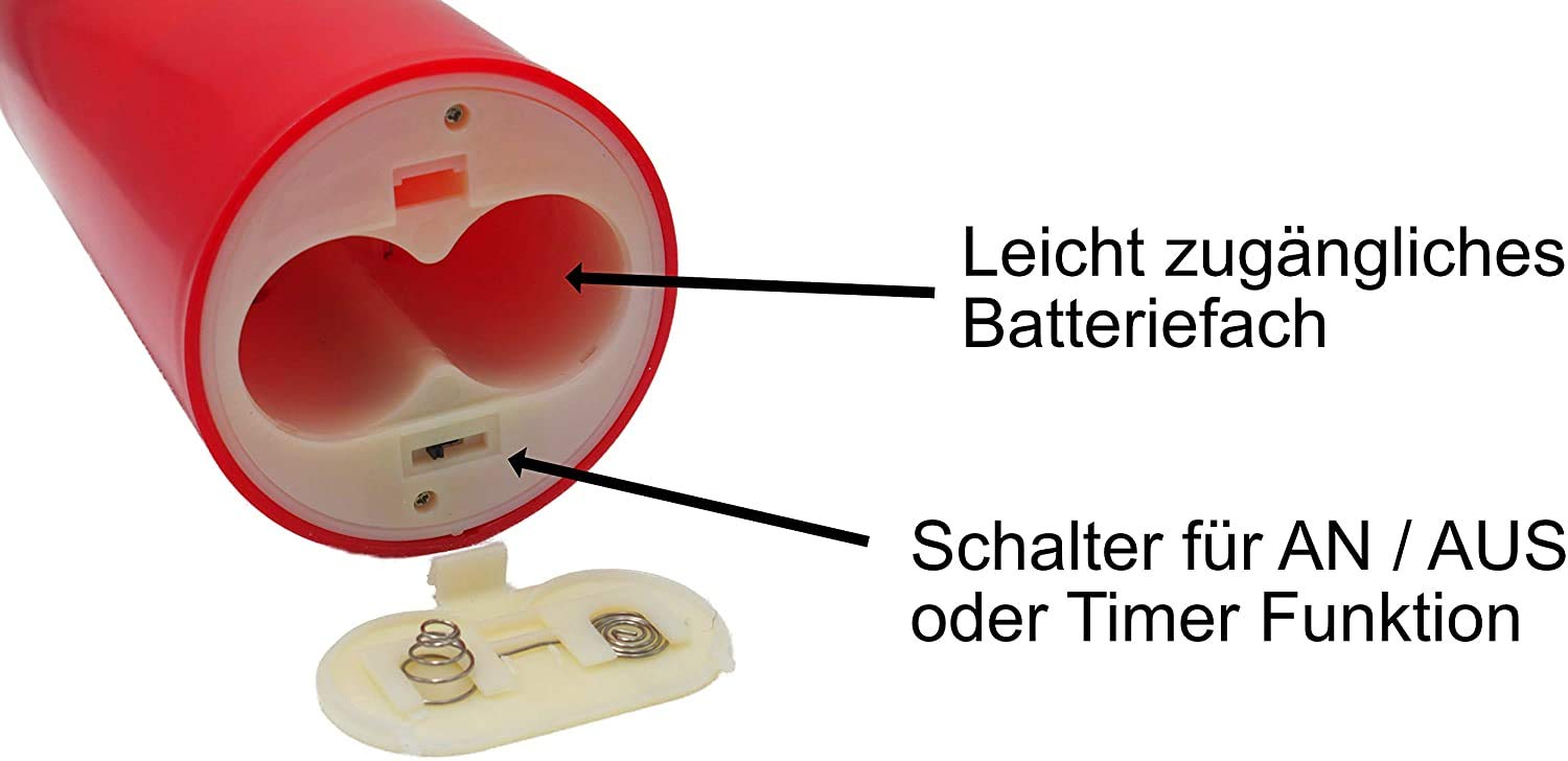 Bonetti Künstlicher Adventskranz mit Lichterkette und 4 LED Kerzen | Batteriebetrieben | Sicher in der Anwendung | Tannenkranz mit Zapfen und Beeren | Ø 40cm