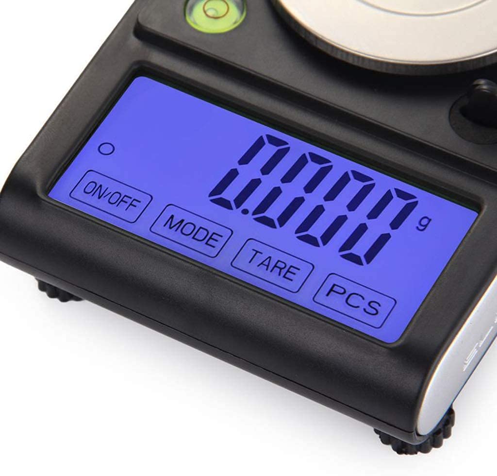 Balanza electrónica Digital de precisión táctil LCD Balanza Digital para joyería y Diamantes Balanza de Laboratorio PCS con Contador de Peso, 50G/0.001G,