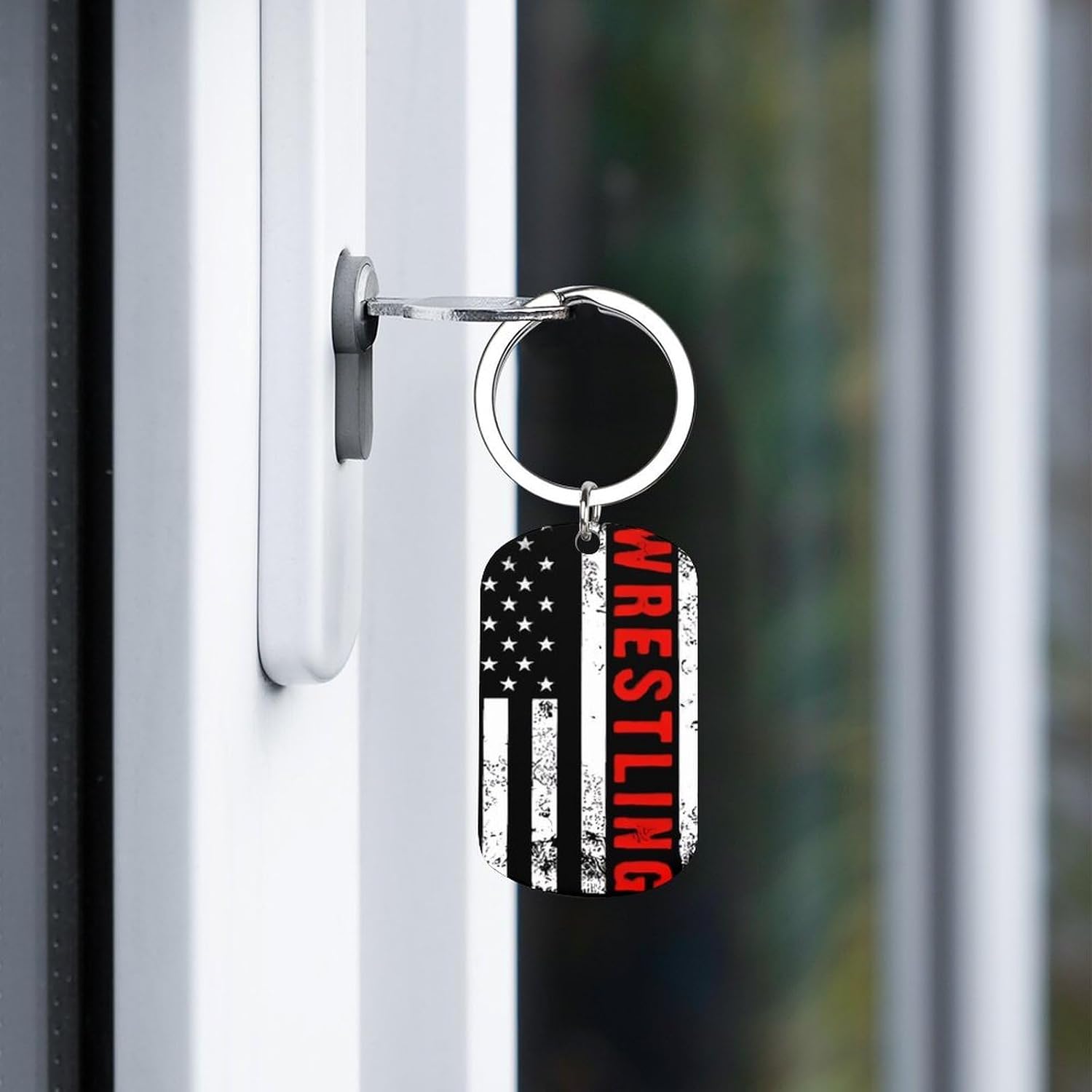 Wrestling and Flag Custom Keychains for Men Women Funny Key Chain Accessory Purse Bag Pet Charms Gifts image 5