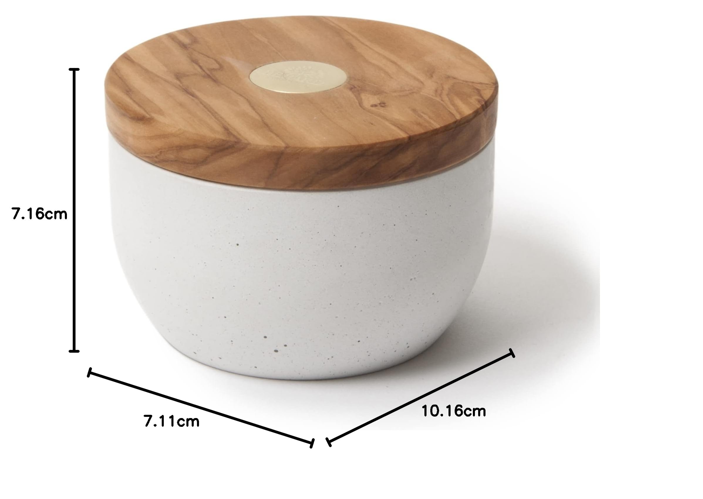 Berard Millenari Salt & Pepper Shakers - White -6 Berard Millenari Salt & Pepper Shakers - White -6