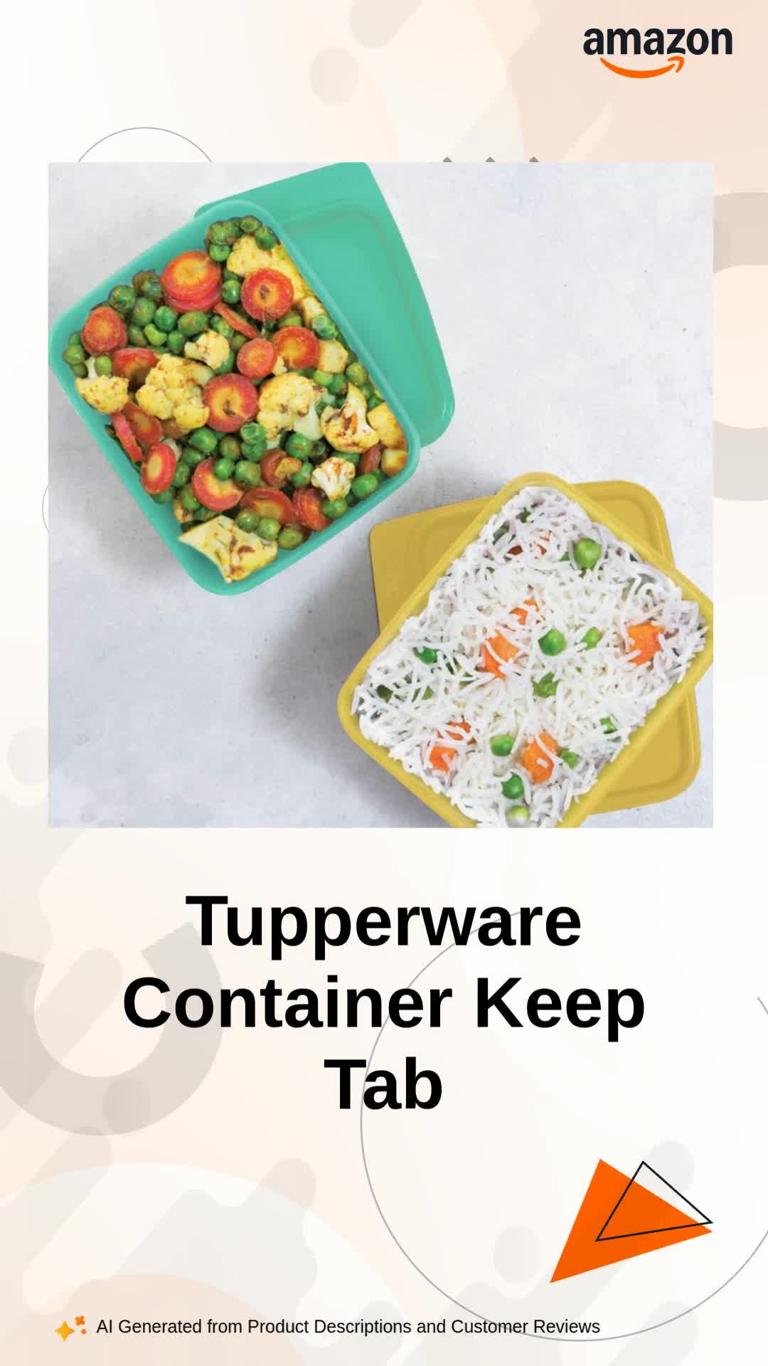 Tupperware ミッコースクエアテーブルウェア 皿2個セット Buy Tupperware Illumina Plastic Mug & Snack Plate (Red, Orange